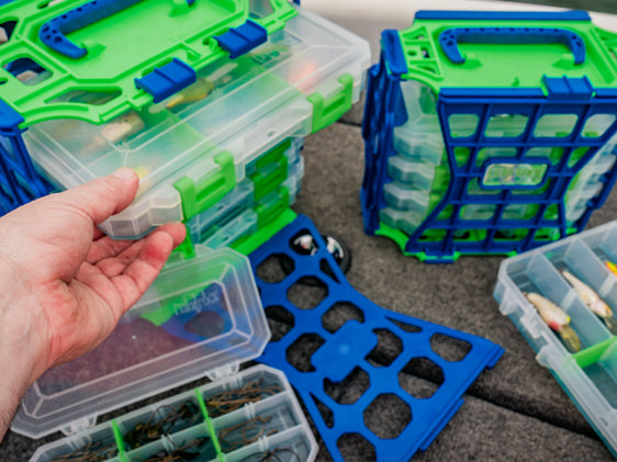 block in the back tackle box Large Utility Lure Lock Fishing Tackle Box