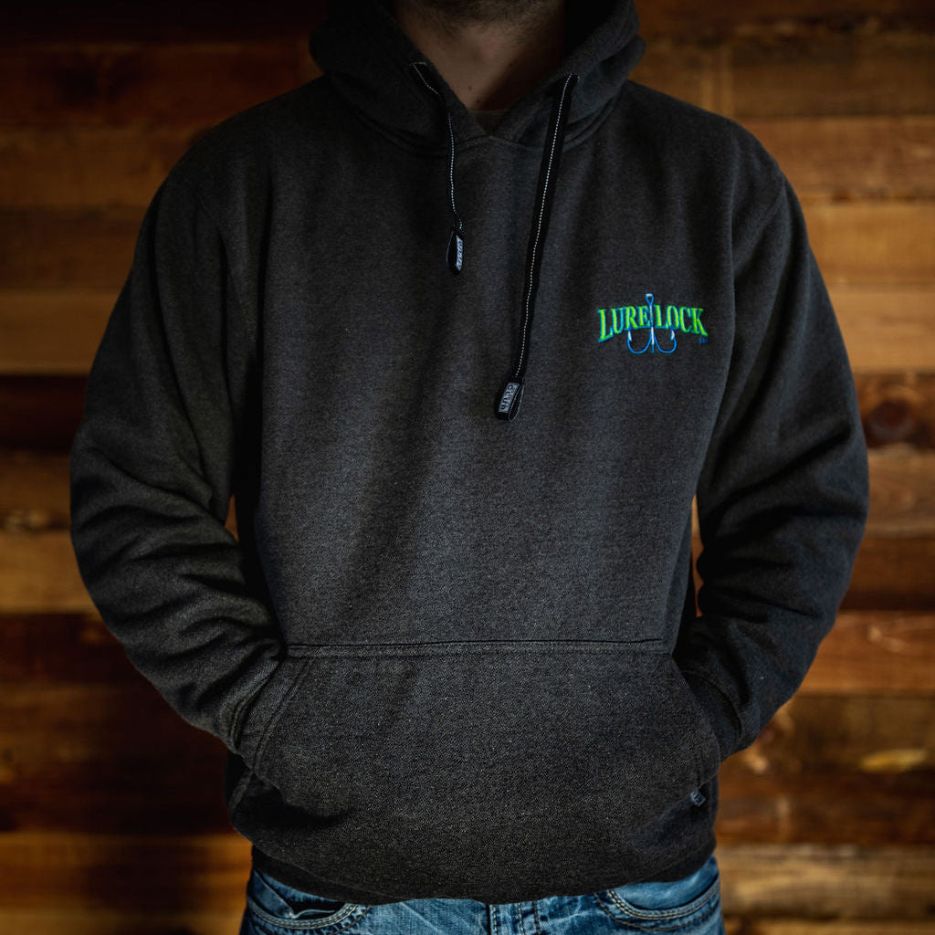 Lure Lock Hoodie- Dark Grey