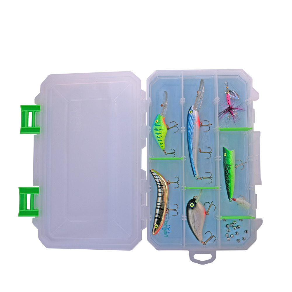 Small Lure Lock Fishing Tackle Box with TakLogic Technology