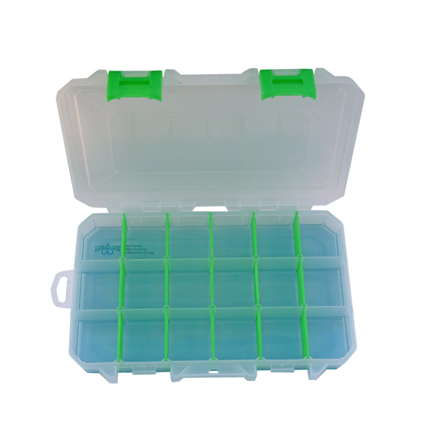 Medium Lure Lock Fishing Tackle Box with TakLogic Technology Medium Lure Lock Fishing Tackle Box with TakLogic Technology