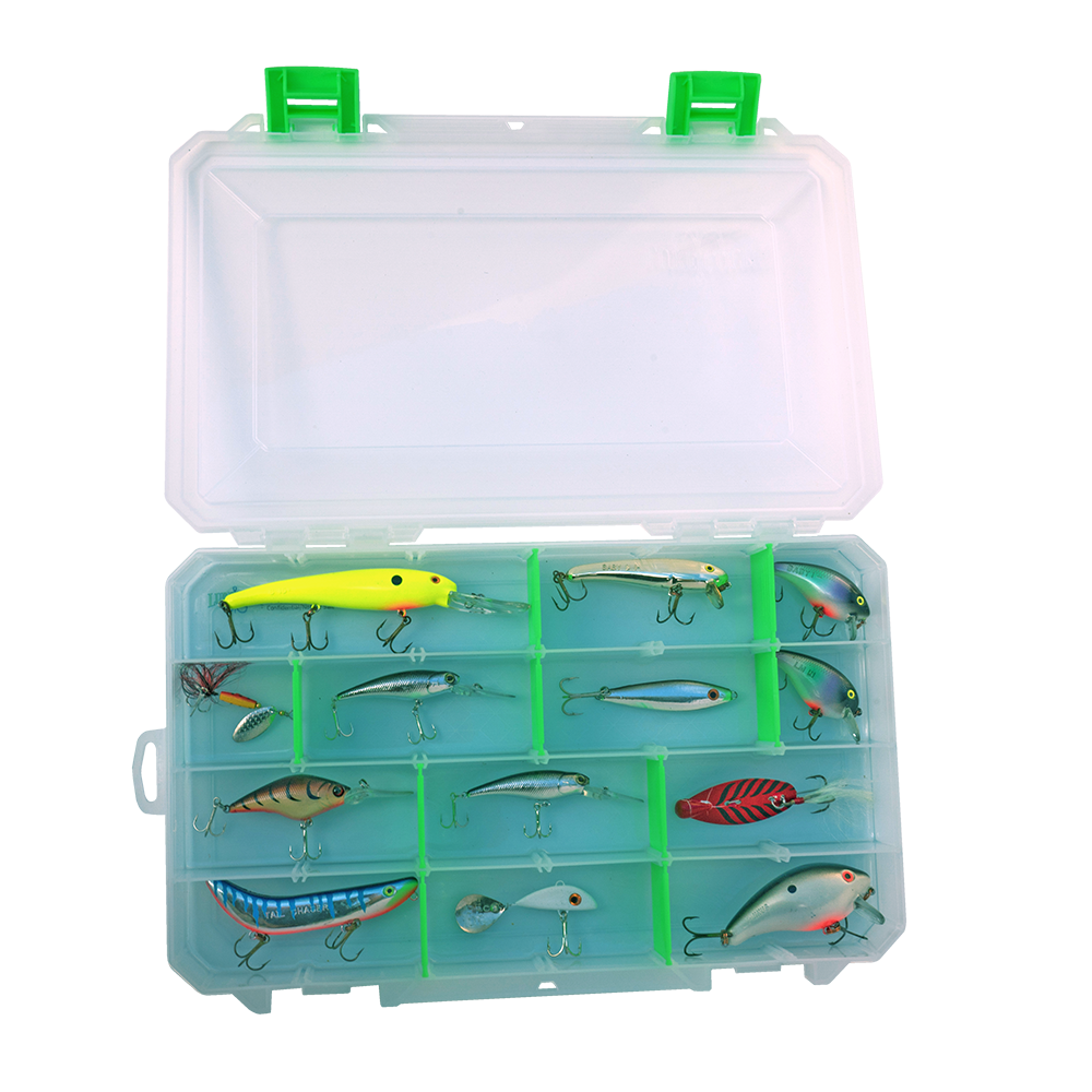 Large Lure Lock Fishing Tackle Box with TakLogic Technology