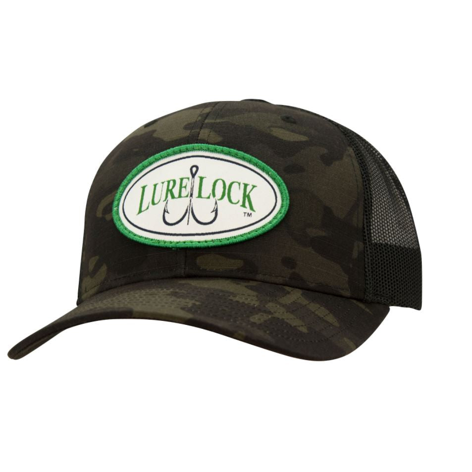 Black Camo Hat w/ Patch