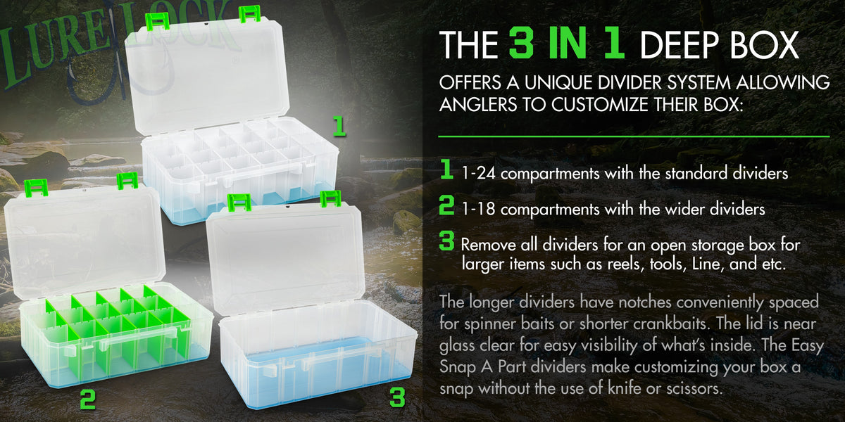 3 in 1 Deep Box with Tak Logic® Technology