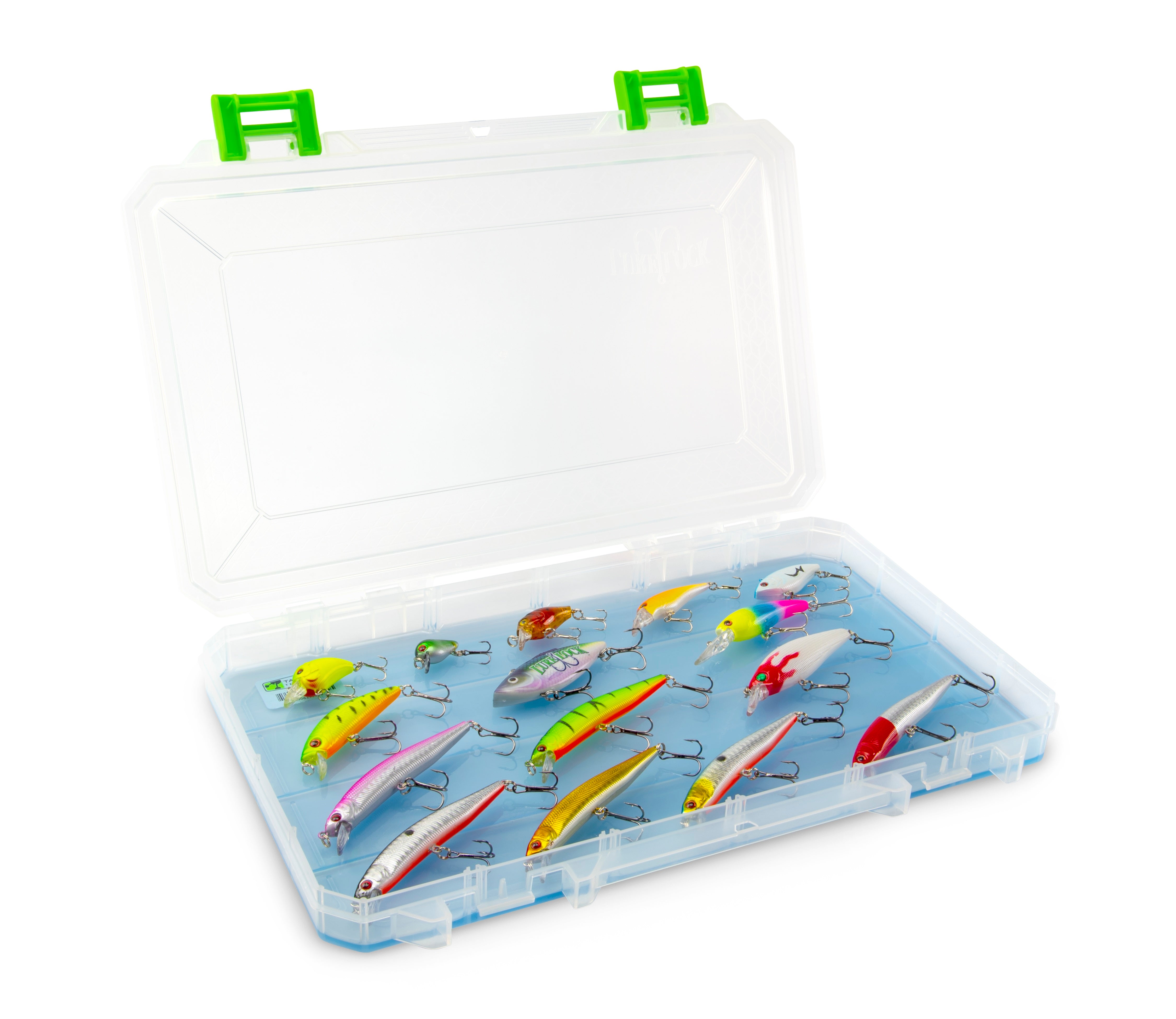 Ultra Thin Lure Lock Fishing Tackle Box with TakLogic Technology Ultra Thin Lure Lock Fishing Tackle Box with TakLogic Technology