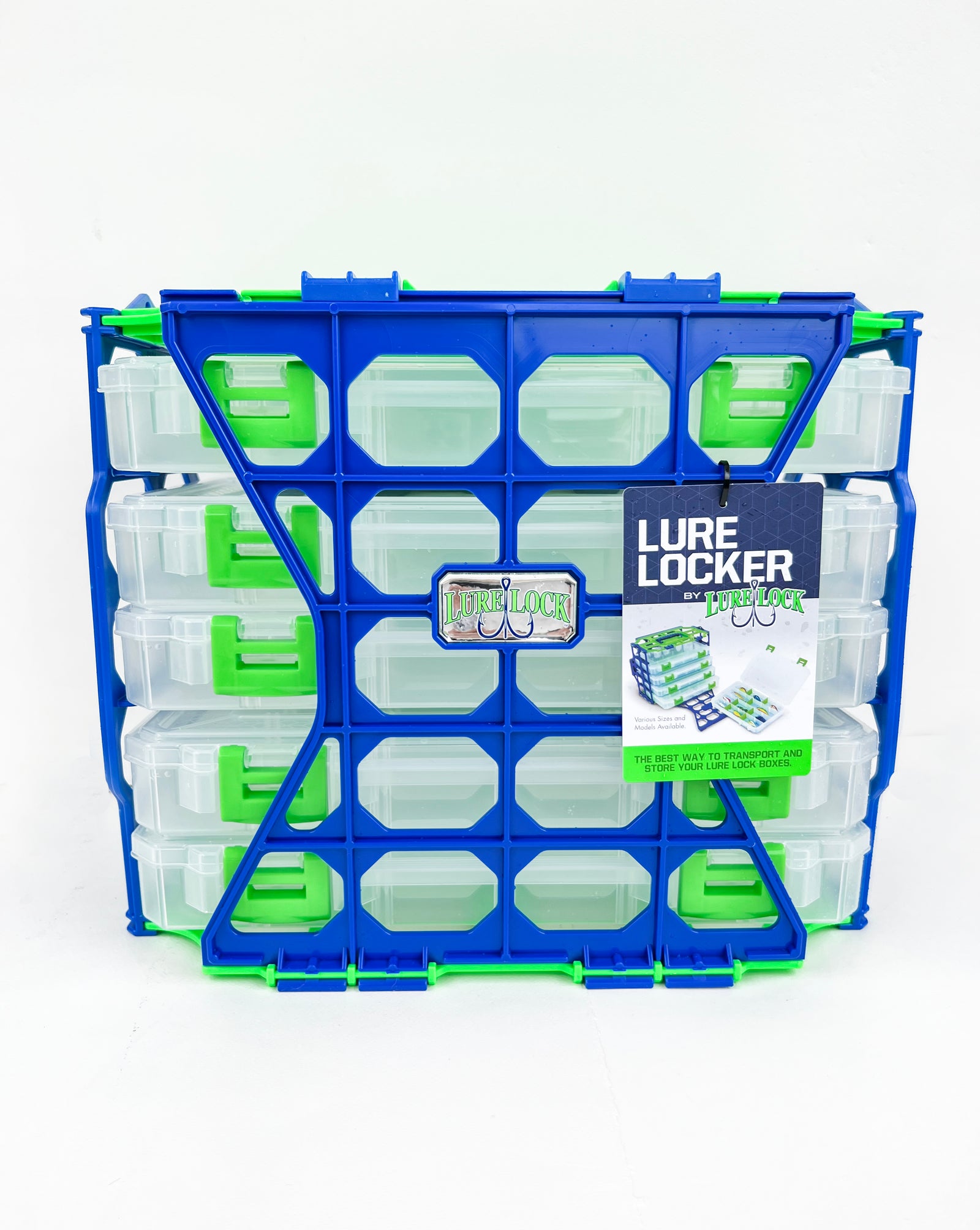 Large Lure Lock Fishing Tackle Box with TakLogic Technology