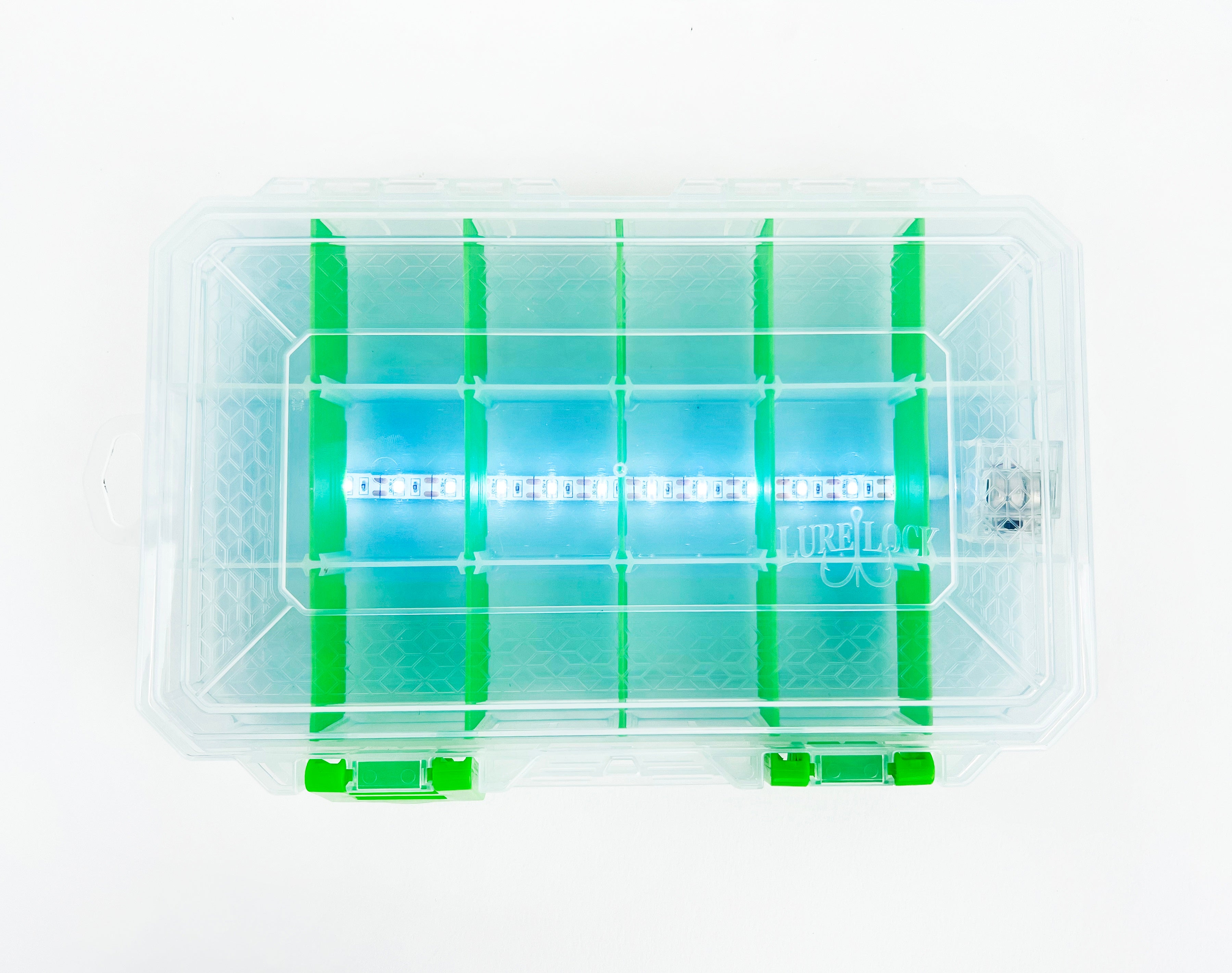 boat fishing box led lights Light It Up” LED Lure Lock Fishing Tackle Box Perfect Night Fishing